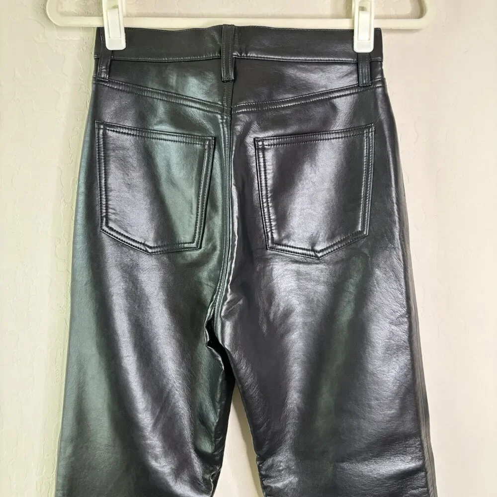 AGOLDE Recycled Leather 90's Pinch Pants